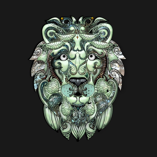 Awesome lion on a dreamcatcher by Nicky2342