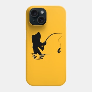 Fishing Bigfoot Phone Case