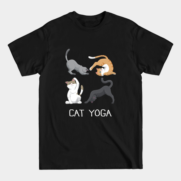 Disover Cat Yoga SHIRT Meditation cat lover Girl Gift Cat mommy - Meditation - T-Shirt