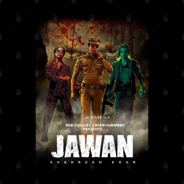 Jawan movie art by SAN ART STUDIO 