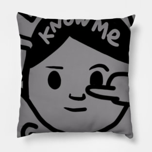 dontknowmegnome logo Pillow