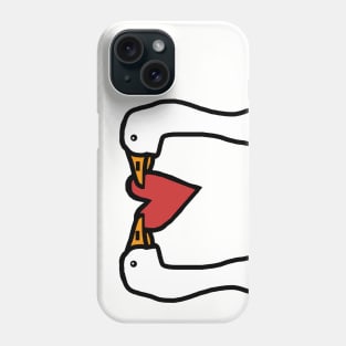 Gaming Goose X Two Stealing a Heart on Valentines Day Portrait Phone Case