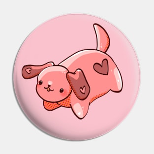 Heart puppy Pin