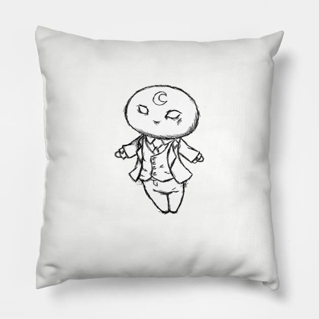 Mr. Knight Pillow by CindTheSarkany