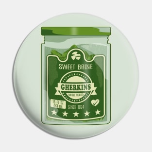 Green pickled jar Pin