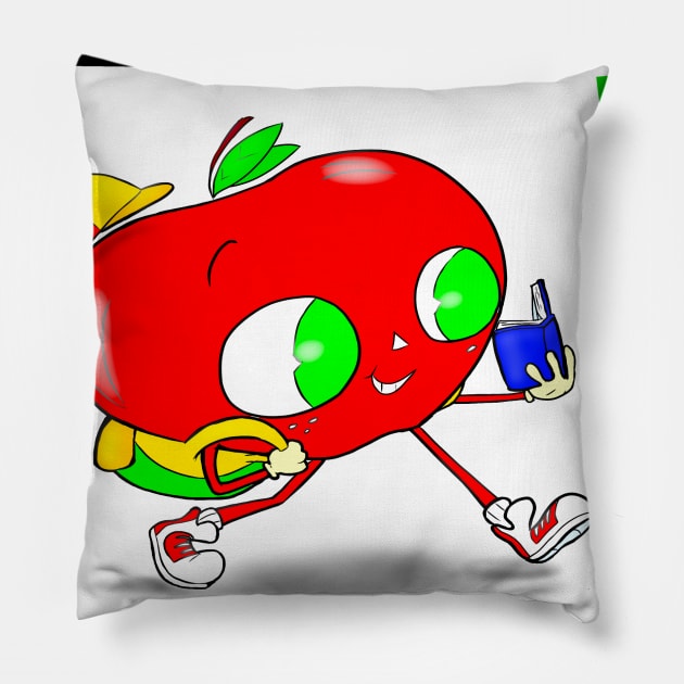 It's A New Day, GO LEARN! Pillow by madtownstudio3000