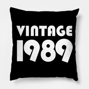 Vintage 1989 Pillow