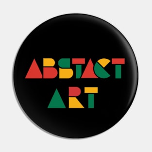 Abstract Art Puzzle Pin