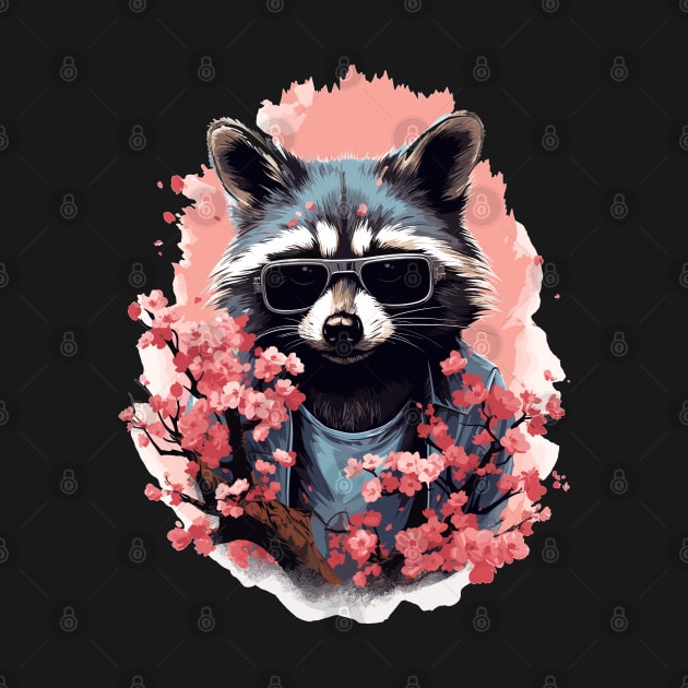 Cottagecore Kawaii Anime Raccoon Men Women Funny Raccoon by KsuAnn