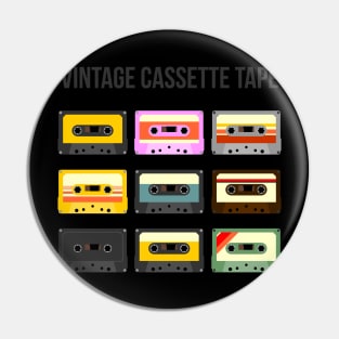 Vintage tape cassette Pin