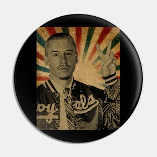 Macklemore  - Photo Vintage Retro Look Fan Design Pin