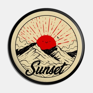 SUNSET Pin