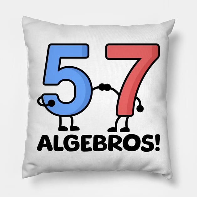 Algebros! Funny Math Puns Pillow by Cute And Punny