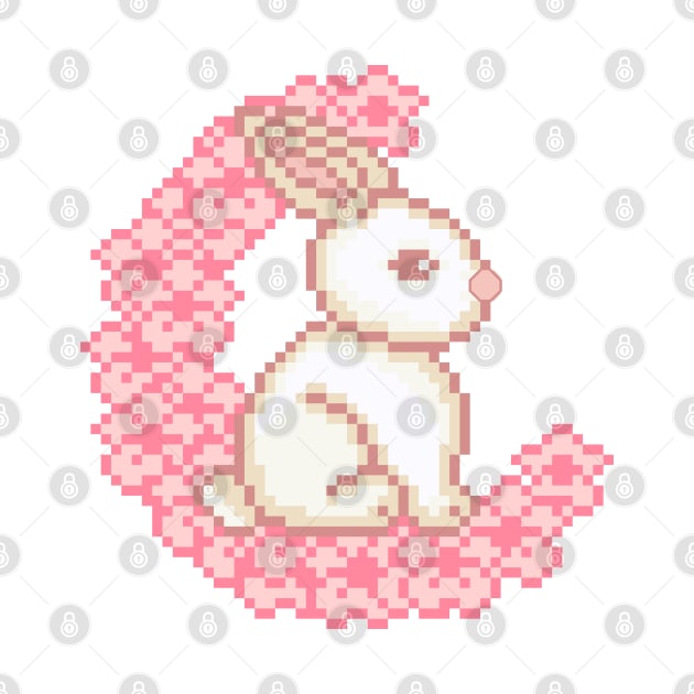 Bunny Pixel Art by AlleenasPixels