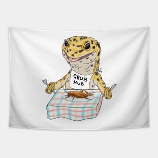 Leopard Gecko - Grub Hub Tapestry