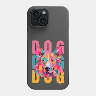 Cute Doggy minimalist style art Phone Case