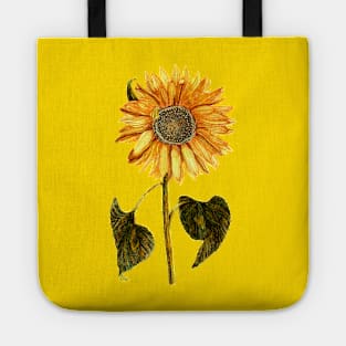 Sunflower, Dutch, Netherlands 17th Century Tote