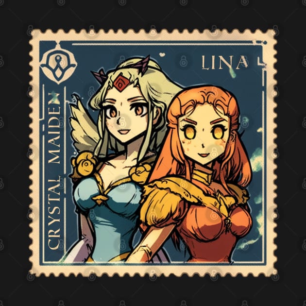 Lina and Crystal Maiden - Postage Stamp Series by SLMGames