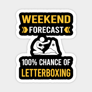 Weekend Forecast Letterboxing Magnet