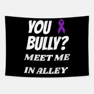 Domestic Violence Purple Ribbon Tapestry