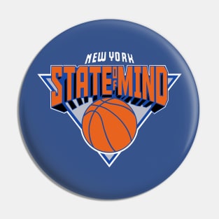 New York Knicks State of Mind Pin