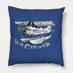 Cessna Seaplane Alaska Bush Floats Pillow