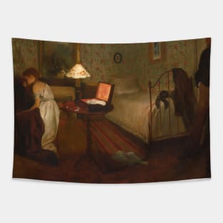 Interior by Edgar Degas Tapestry