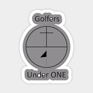 Golfers Under God Magnet