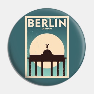 Berlin Poster Design Pin