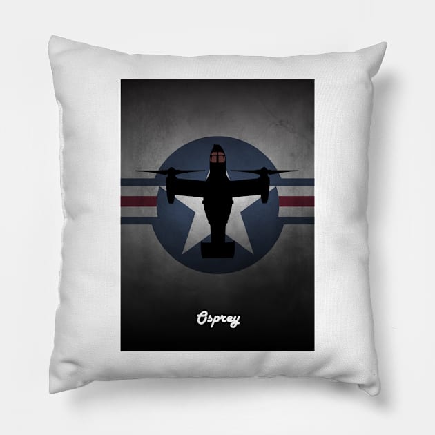 V-22 Osprey USA Pillow by aviationart