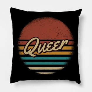 Queer Retro Style Pillow