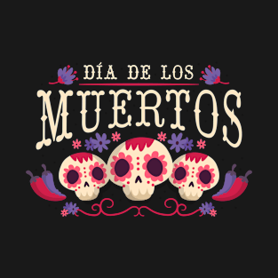 Dia de los Muertos Sugar Skulls T-Shirt