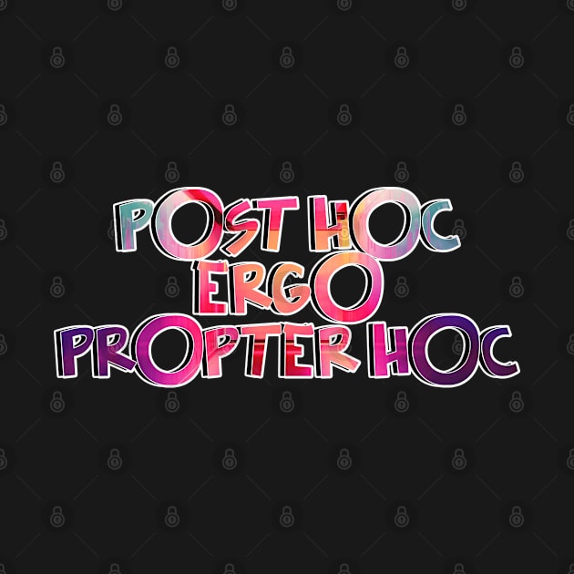 West Wing Post Hoc Ergo Propter Hoc Black by baranskini