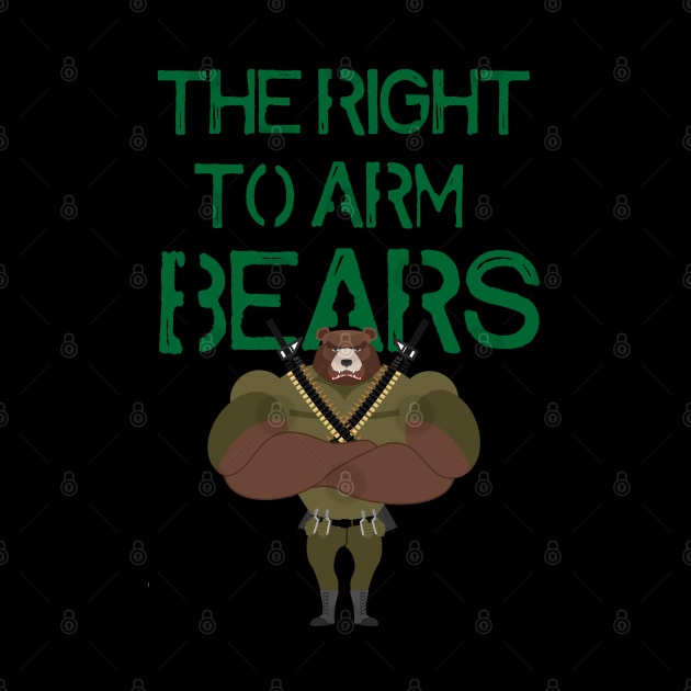 Armed Bears by MidniteSnackTees