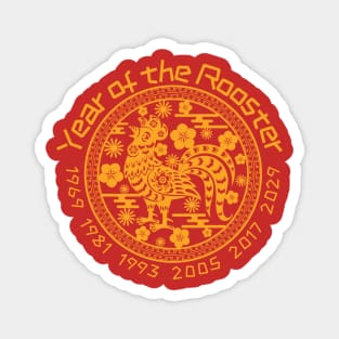 Chinese Year of the Rooster Magnet