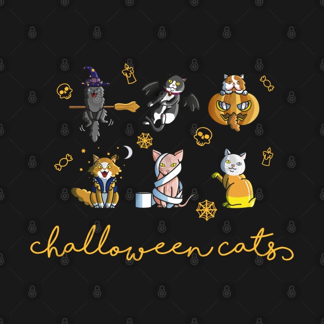 Halloween Cats by Sarya