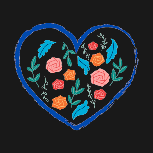 Colorful Valentines Heart T-Shirt