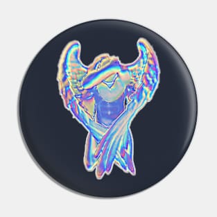 Angel colorful Pin