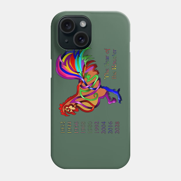 Chinese Rooster Phone Case by KnotYourWorld4