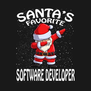 Santas Favorite Software Developer Christmas T-Shirt