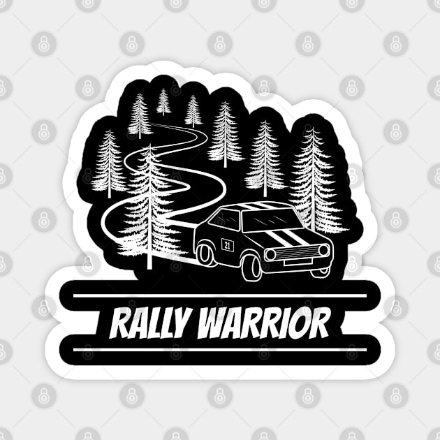 Rally Warrior Magnet by Teesagor