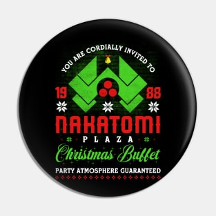 Nakatomi Plaza Christmas Party Pin