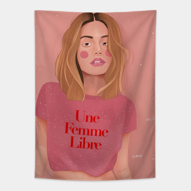 Femme Tapestry by Euvanpadilha