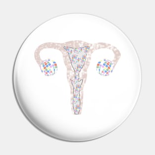 Disco uterus Pin