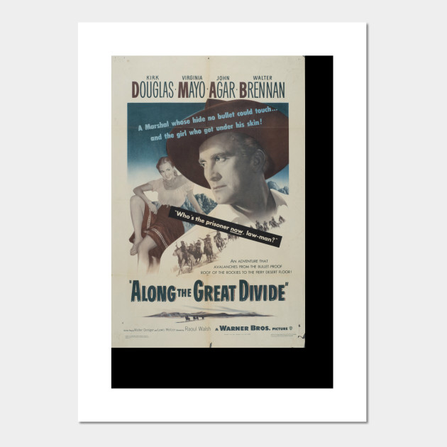 Classic Movie Poster Along The Great Divide Movie Art Posters And Art Prints Teepublic Uk