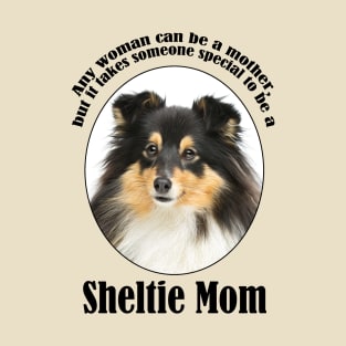 Tri Color Sheltie Mom T-Shirt