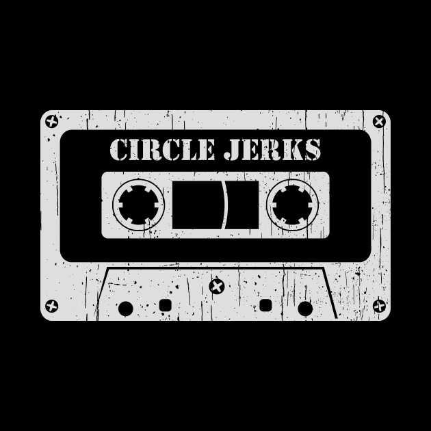 Circle Jerks - Vintage Cassette White by FeelgoodShirt