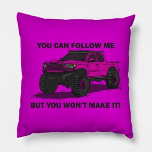 Toyota 4Runner Monster - Pink Pillow