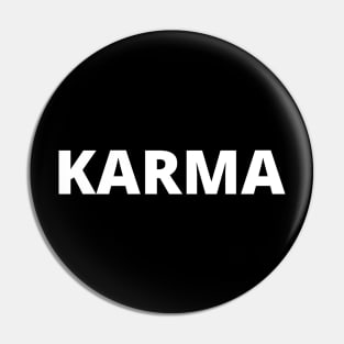 karma shirt Pin