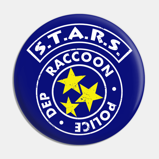 Raccoon City Police STARS (DIST) Pin by PopCultureShirts